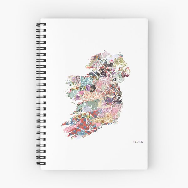 Item preview, Ireland map designed and sold by FlowersMaps.