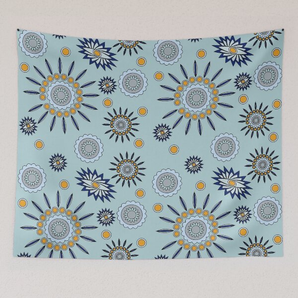 Item preview, seamless pattern with flowers and leaves hohloma style  designed and sold by deepakrode7.