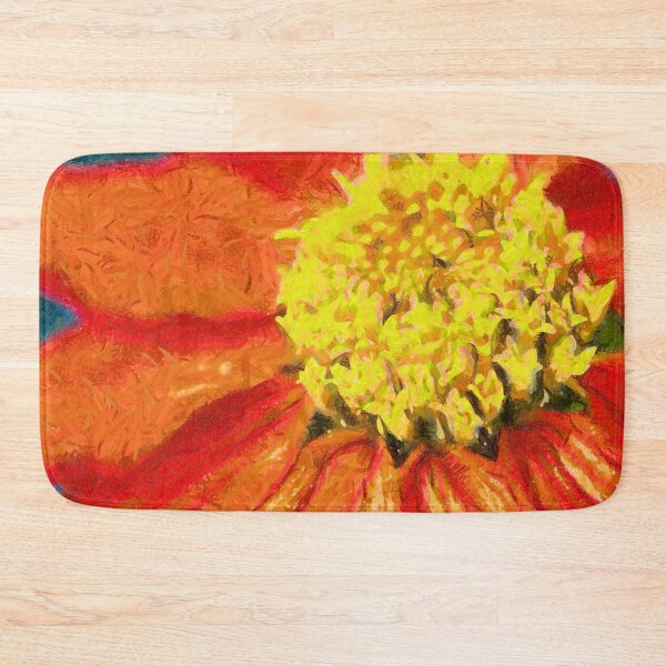 Item preview, Mexican Sunflower Orange by heidiannemorris © designed and sold by FOLK ART FUSION by heidiannemorris.