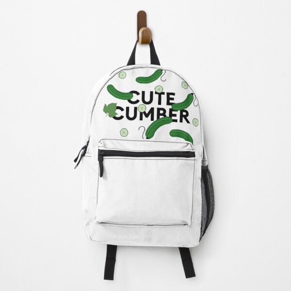 Item preview, “Cute cumber” statement collage with cucumber, cucumber designed and sold by TrueType.