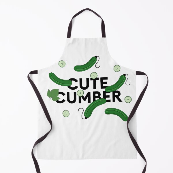 Item preview, “Cute cumber” statement collage with cucumber, cucumber designed and sold by TrueType.