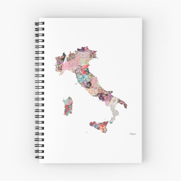 Item preview, Italia map designed and sold by FlowersMaps.