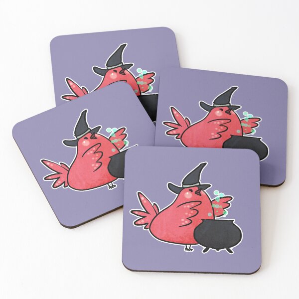 Item preview, Witch Bird with Magic Cauldron designed and sold by Natalie Viola .