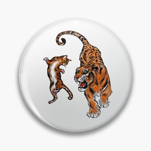 Item preview, Cat vs. Tiger designed and sold by Nico Del G.