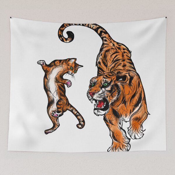 Item preview, Cat vs. Tiger designed and sold by Nico Del G.