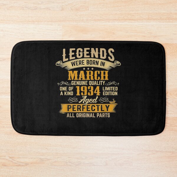 Item preview, 87 Years Birthday Legends Are Born In March 1934 designed and sold by ninapfvu.