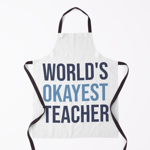 Item preview, World's Okayest Teacher designed and sold by Bojkiw.