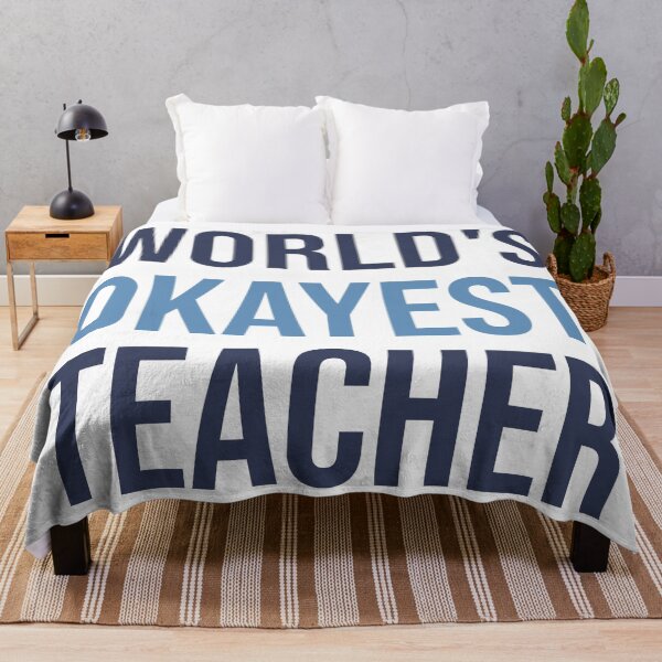 Item preview, World's Okayest Teacher designed and sold by Bojkiw.
