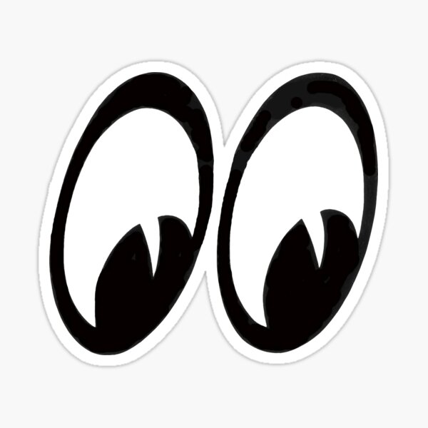 Moon Eyes Stickers for Sale | Redbubble