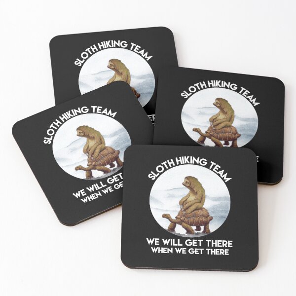 Item preview, Sloth Turtle Snail Hiking Team designed and sold by Dr.YesOrNo.
