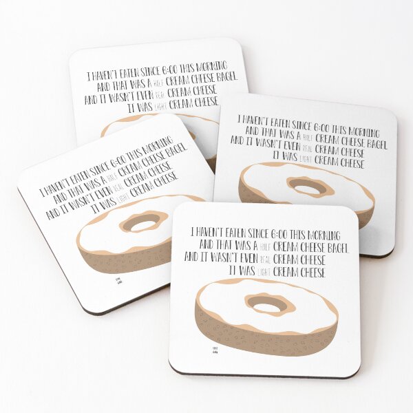Item preview, Cream cheese bagel designed and sold by fanartbygabi | Gabi Veiga.