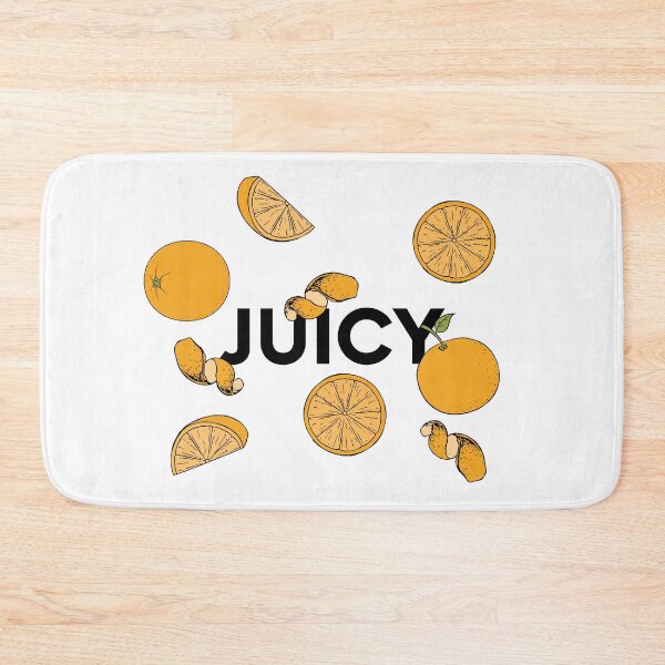 Item preview, "Juicy" statement collage with oranges designed and sold by TrueType.