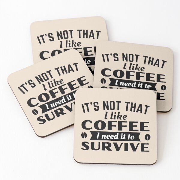 Item preview, Coffee, I need it to survive designed and sold by Unchainthebeast.