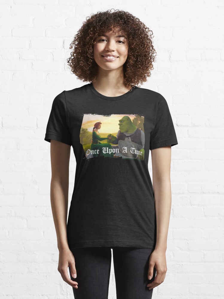 Disover Shrek And Princess Fiona Once Upon A Time Portrait | Essential T-Shirt 