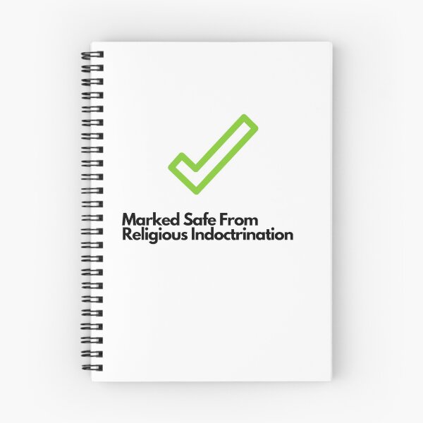 Item preview, Marked Safe From Religious Indoctrination designed and sold by coloronym.