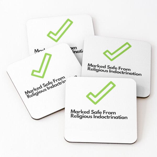 Item preview, Marked Safe From Religious Indoctrination designed and sold by coloronym.