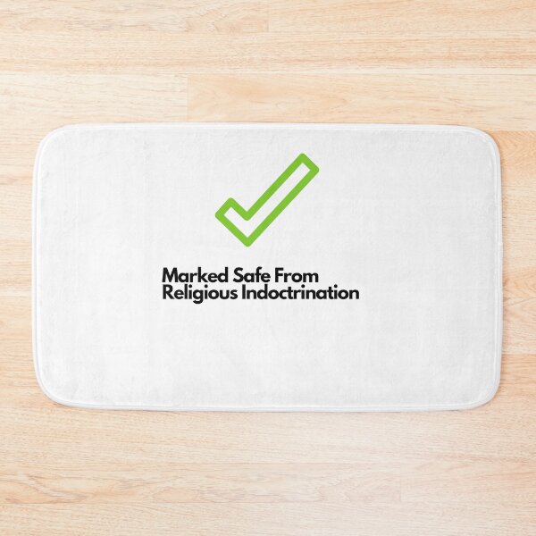 Item preview, Marked Safe From Religious Indoctrination designed and sold by coloronym.