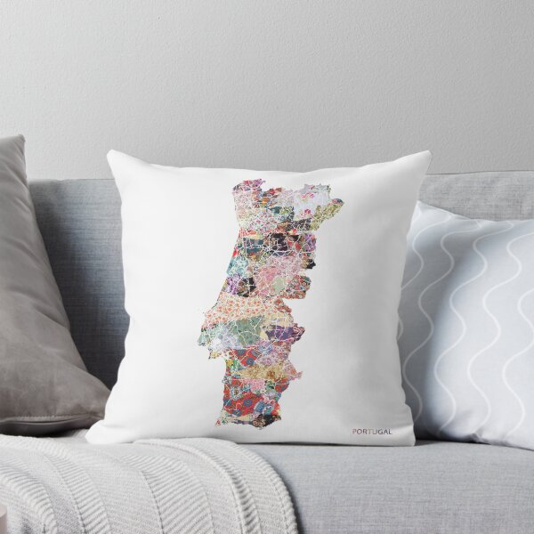 Item preview, Portugal map designed and sold by FlowersMaps.