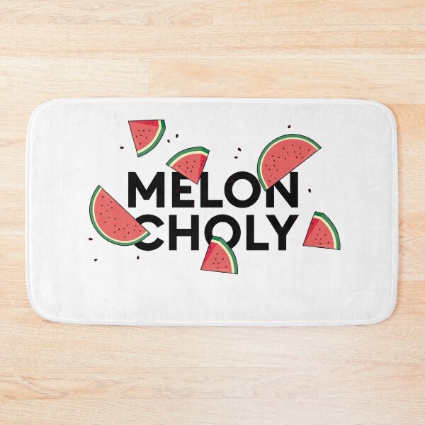 Item preview, "Meloncholy" statement collage with watermelon, melancholy designed and sold by TrueType.