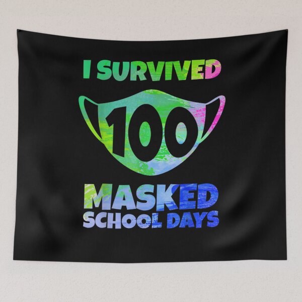 Item preview, I Survived 100 Masked School Days Student Teacher designed and sold by ninapfvu.