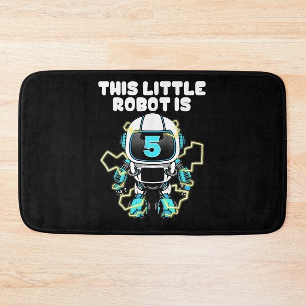 Item preview, Funny 5th Birthday Gift Cute 5 Years Old Robot Lovers Boys designed and sold by ninapfvu.