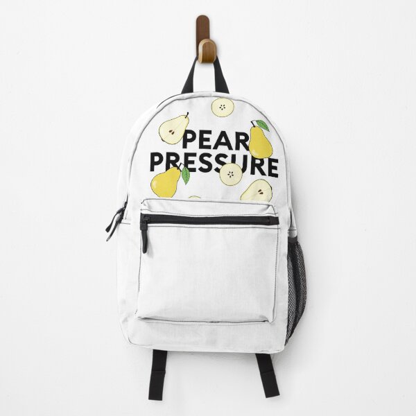 Item preview, "Pear pressure" statement collage with pears, peer pressure play on words with pears designed and sold by TrueType.