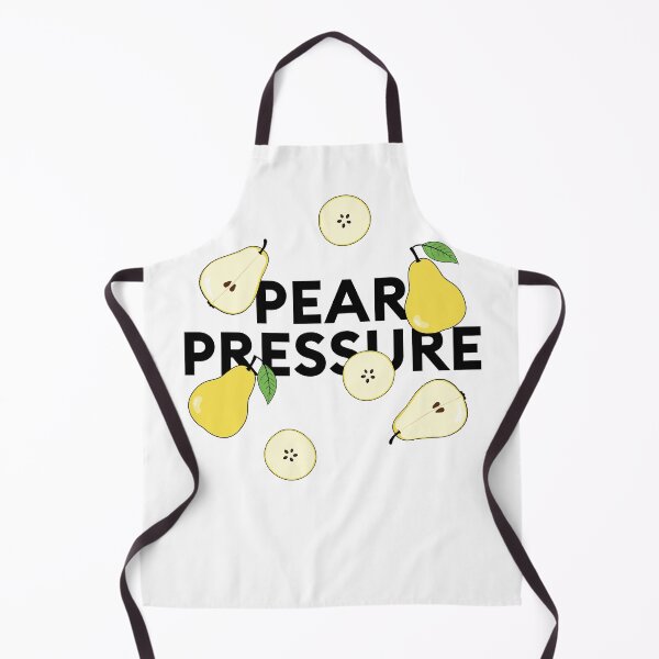 Item preview, "Pear pressure" statement collage with pears, peer pressure play on words with pears designed and sold by TrueType.