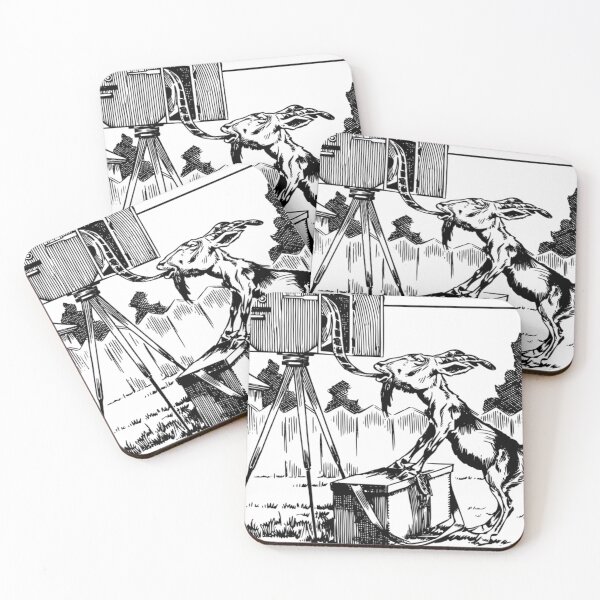 Item preview, Goat Eats Film From Om Camera - Funny designed and sold by mewsis.