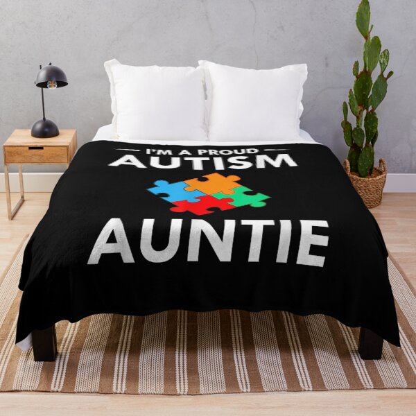 Item preview, I'm A Proud Autism Auntie Family Matching Autism Awareness designed and sold by ninapfvu.