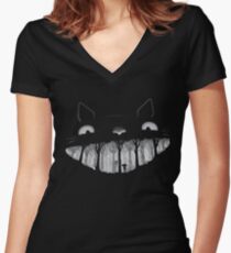 totoro Women's Fitted V-Neck T-Shirt