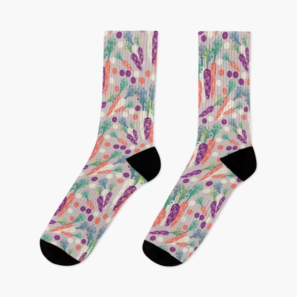 Artikelvorschau, Regenbogen Erbe Karotten & Pastinaken Pflanzenkraft, essen mehr Pflanzen Polkadot Muster entworfen und verkauft von Melanie-Palmer.