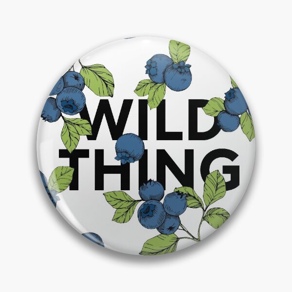 Item preview, "Wild thing" statement collage with blueberries, bilberries designed and sold by TrueType.