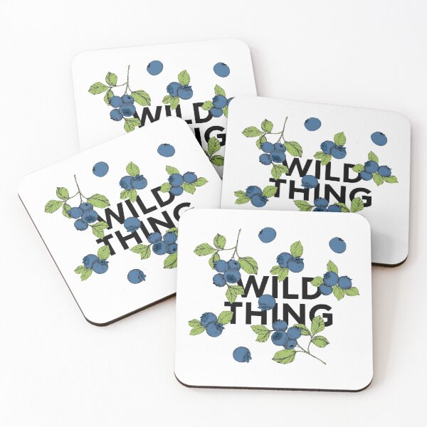 Item preview, "Wild thing" statement collage with blueberries, bilberries designed and sold by TrueType.