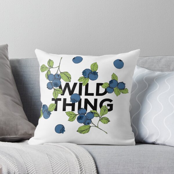 Item preview, "Wild thing" statement collage with blueberries, bilberries designed and sold by TrueType.