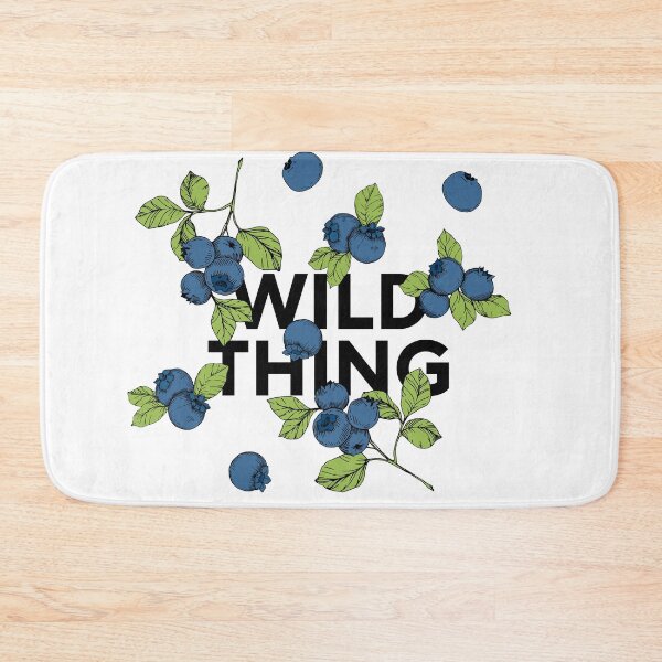 Item preview, "Wild thing" statement collage with blueberries, bilberries designed and sold by TrueType.