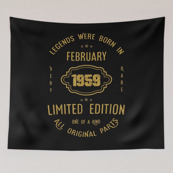 Item preview, 62 Years Birthday Legends Are Born In February 1959 designed and sold by ninapfvu.