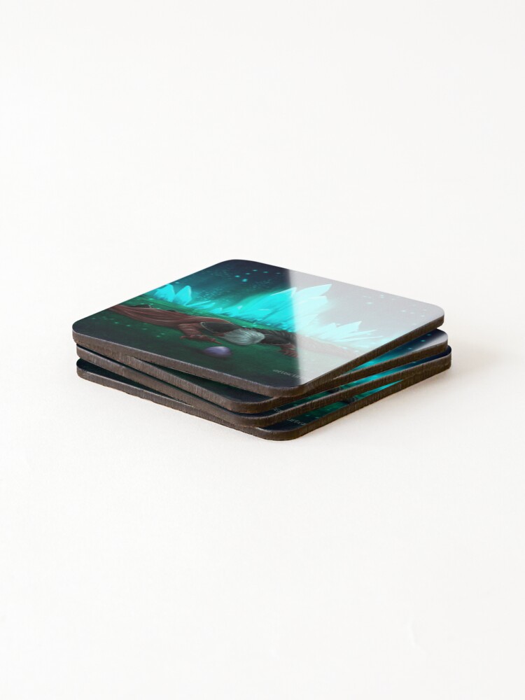 Thumbnail 4 of 5, Coasters (Set of 4), Genesis Rhapsodos || Rotten designed and sold by NiscuitGravy.