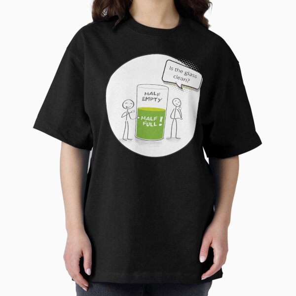 Item preview, Glass Half Empty or Half Full Housekeeping Novelty Gifts designed and sold by SavvyCleaner.
