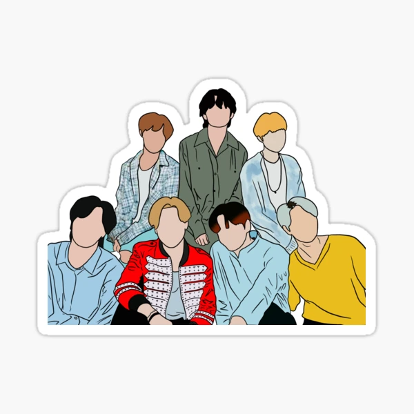 BTS Sticker for Sale by Ethereal61