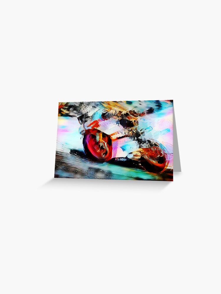 Thumbnail 1 of 2, Greeting Card, Seven 7 designed and sold by Otto8nero2021.