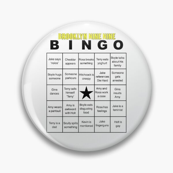 Item preview, Brooklyn nine nine bingo card designed and sold by Pa-tr0-clus.