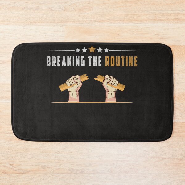 Item preview, Breaking The Routine - Never Give Up  designed and sold by Bodyguard69.