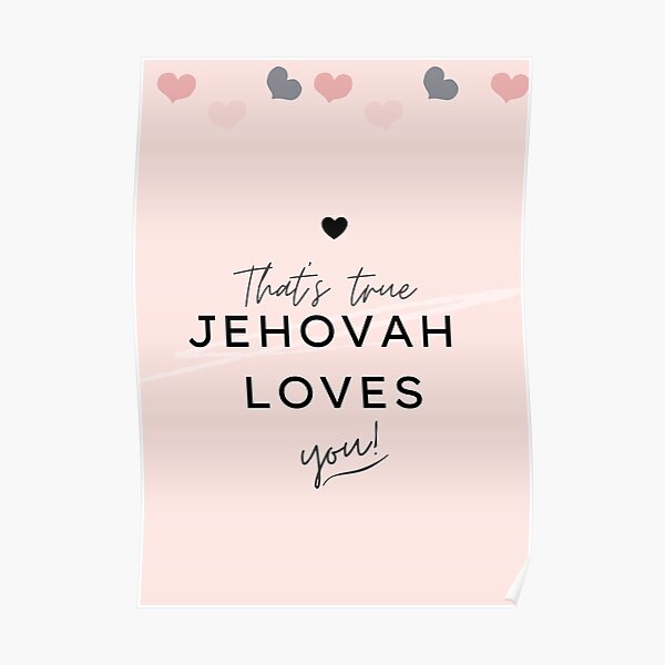 Poster Zeugen Jehovas Redbubble