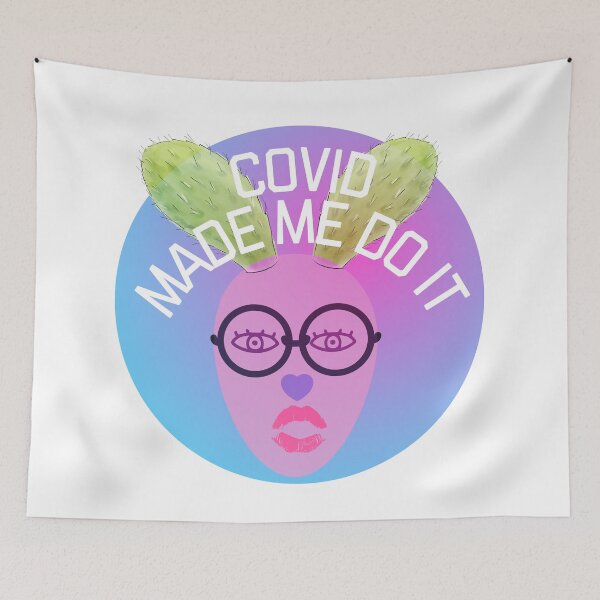 Item preview, Funny Easter Bunny in quarantine 2021 designed and sold by ritapestaninha.