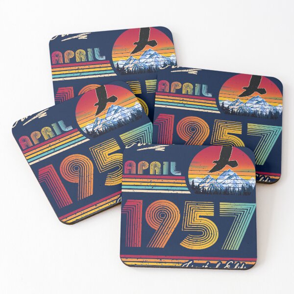 Item preview, April 1957 Birthday designed and sold by GreenSplash.
