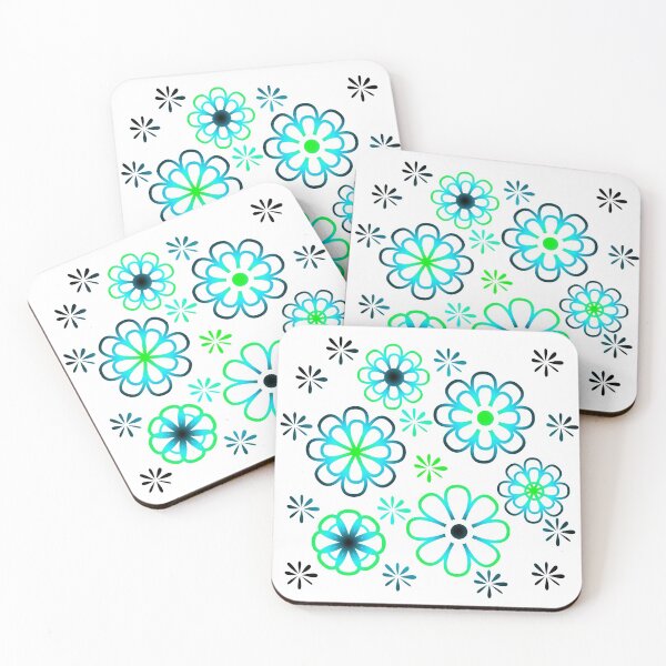 Item preview, Fluo Flowers designed and sold by SAS4rt.