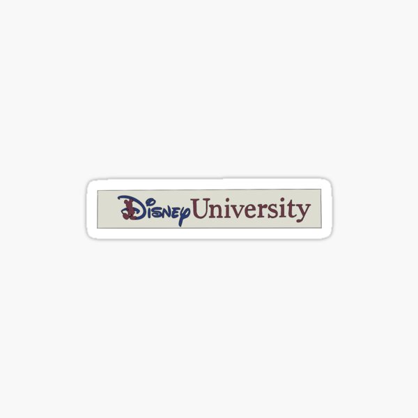 Magic college program mouse DCP university Sticker