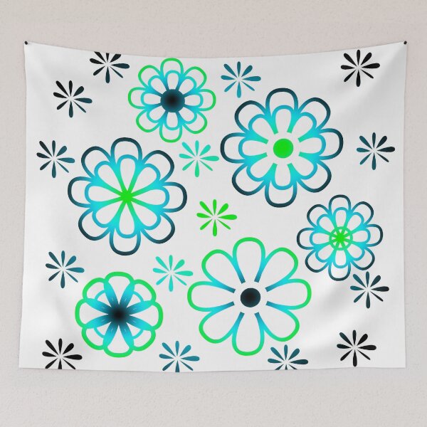 Item preview, Fluo Flowers designed and sold by SAS4rt.