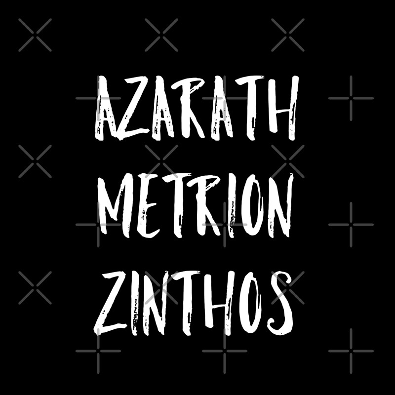 "Azarath Metrion Zinthos" by Mountain View Co. Redbubble