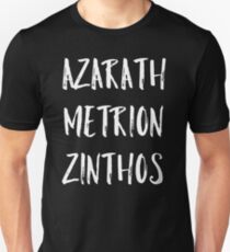 Azarath Metrion Zinthos Unisex T-Shirt
